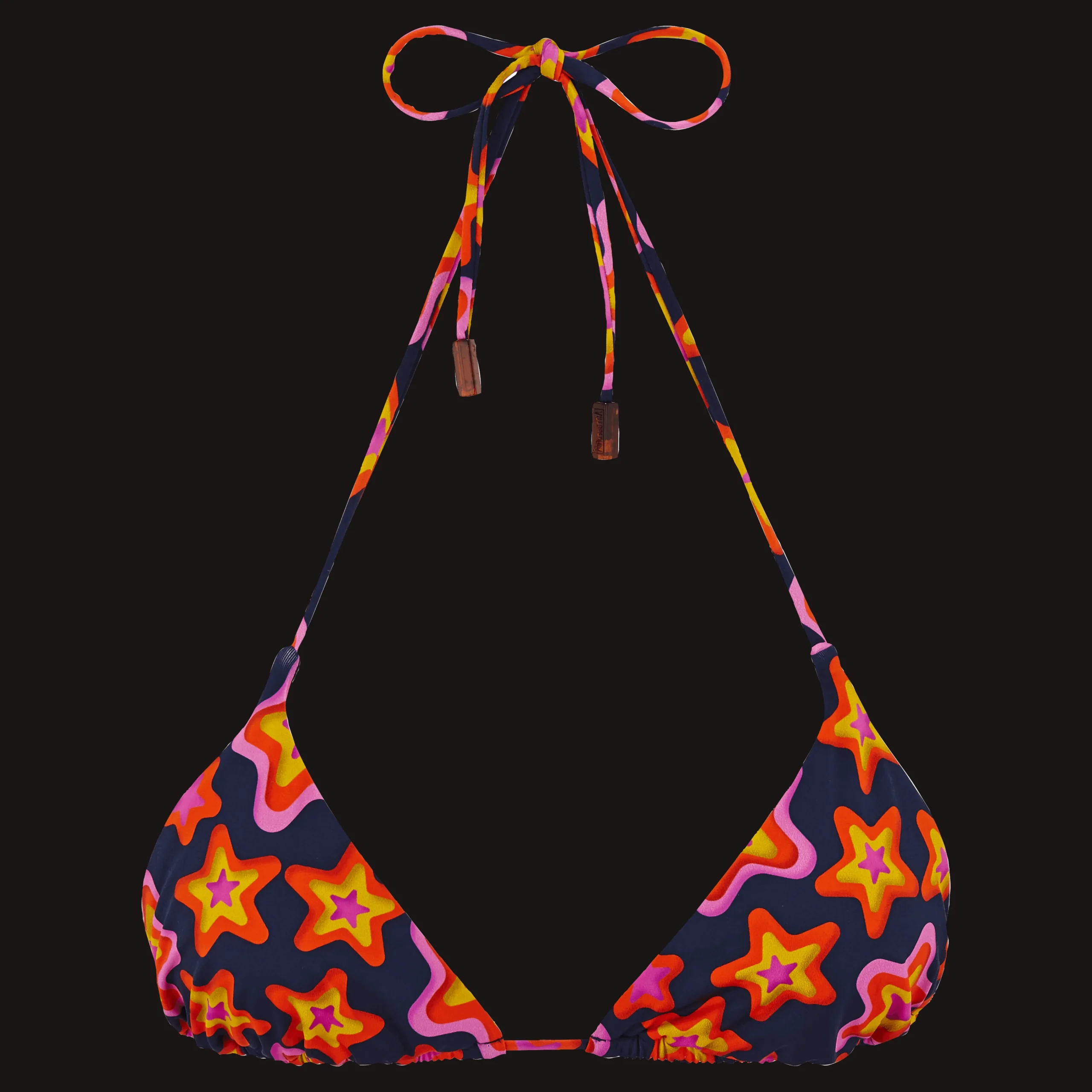 Vilebrequin Women Triangle Bikini Stars Gift*Women Triangle Top