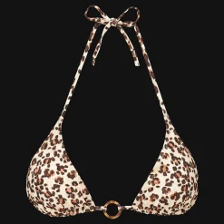 Vilebrequin Women Triangle Bikini Top Turtles Leopard*Women Triangle Top