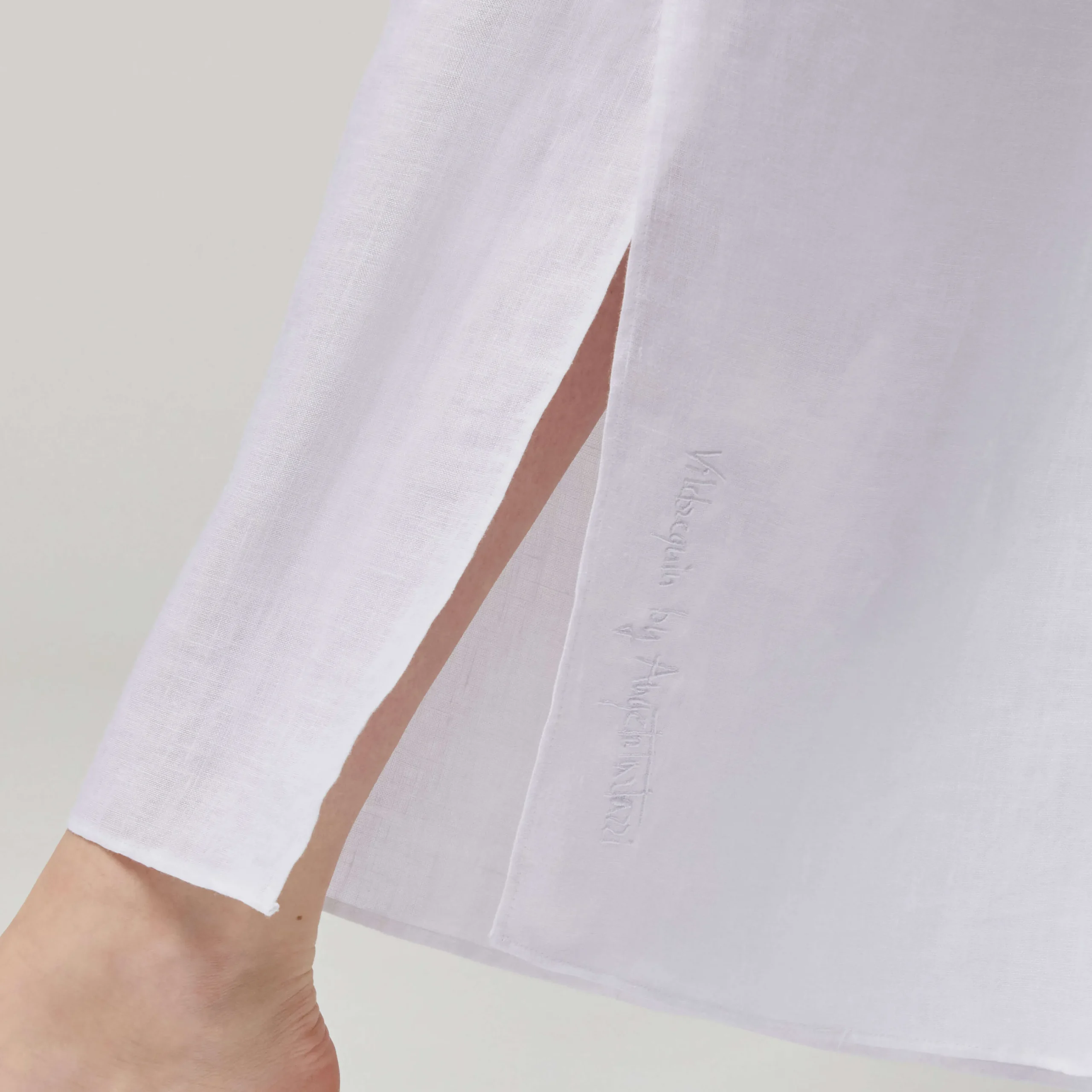 Vilebrequin Women White Linen Pants- X Angelo Tarlazzi*Women Pants