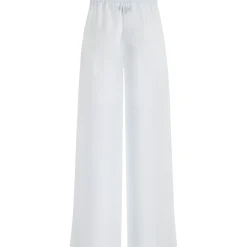 Vilebrequin Women White Linen Pants- X Angelo Tarlazzi*Women Pants
