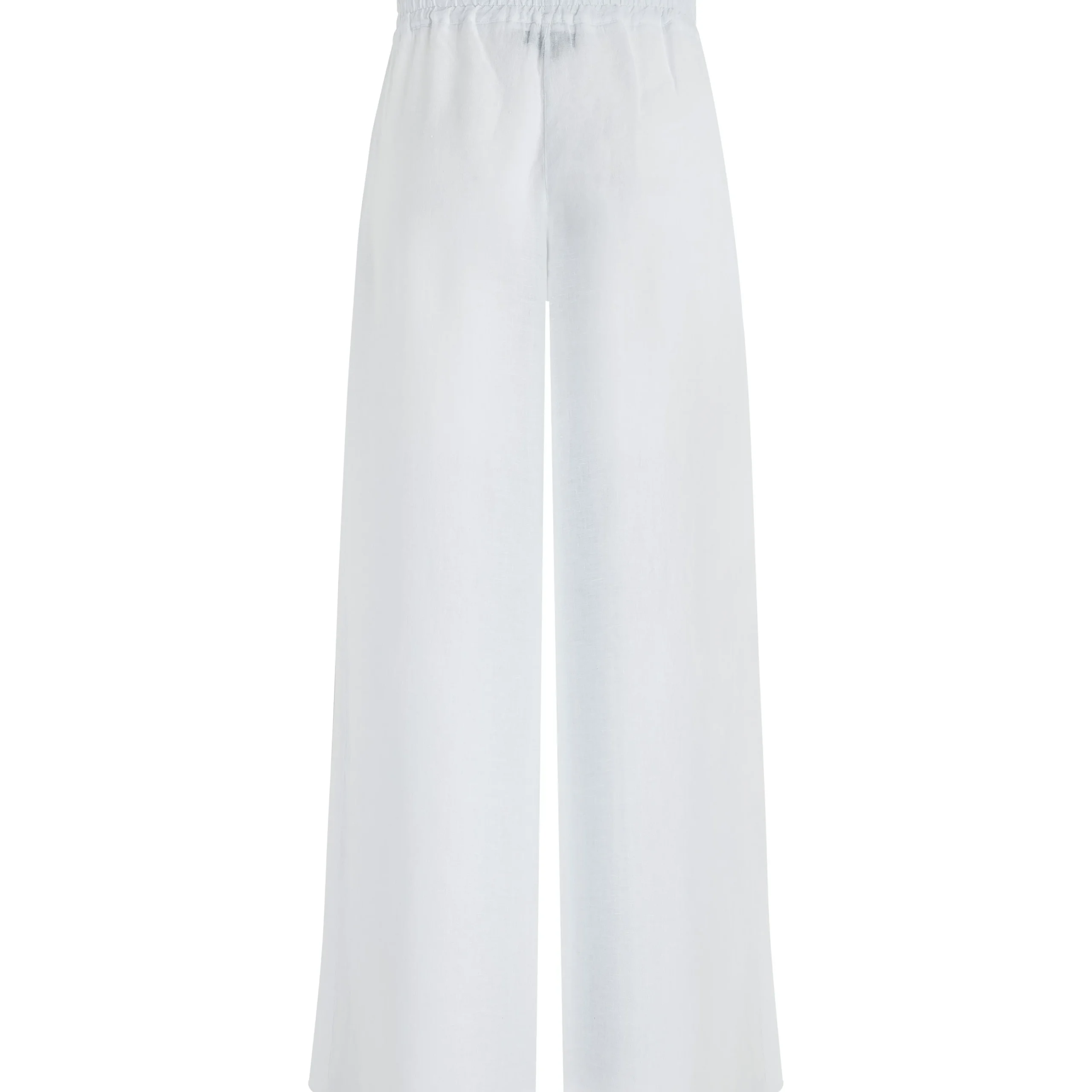 Vilebrequin Women White Linen Pants- X Angelo Tarlazzi*Women Pants