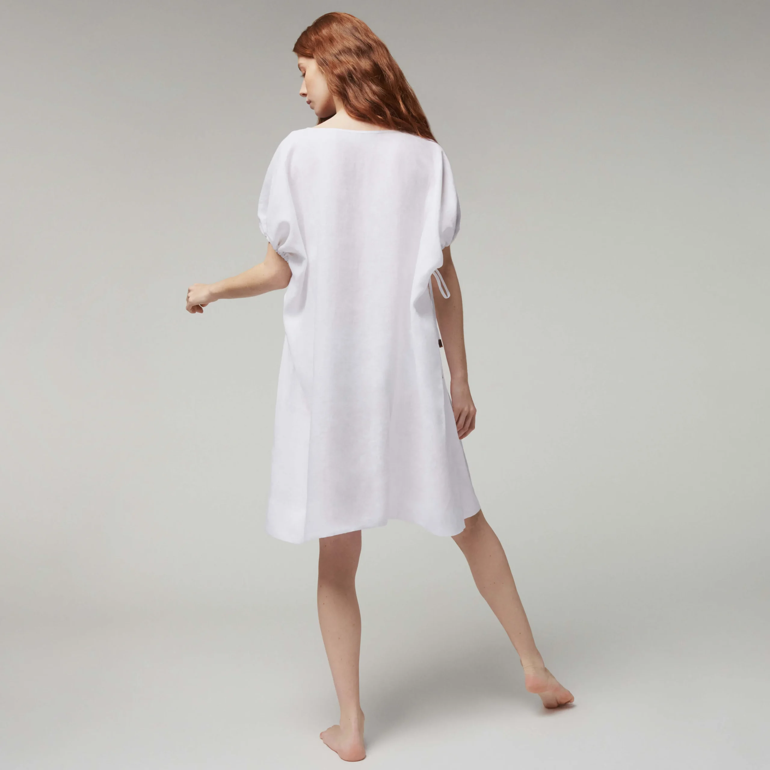 Vilebrequin Women White Linen Square Dress- X Angelo Tarlazzi*Women Cover-Ups