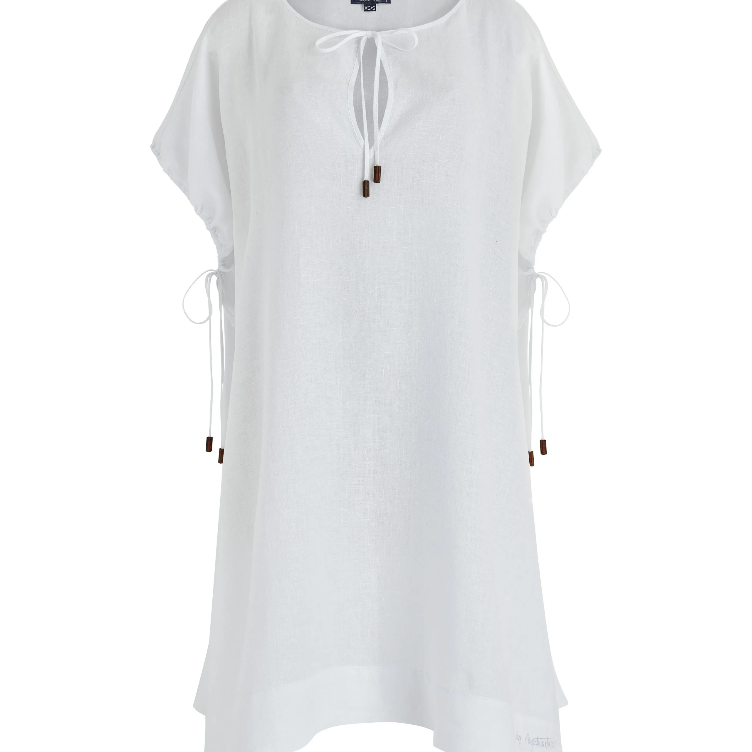Vilebrequin Women White Linen Square Dress- X Angelo Tarlazzi*Women Cover-Ups