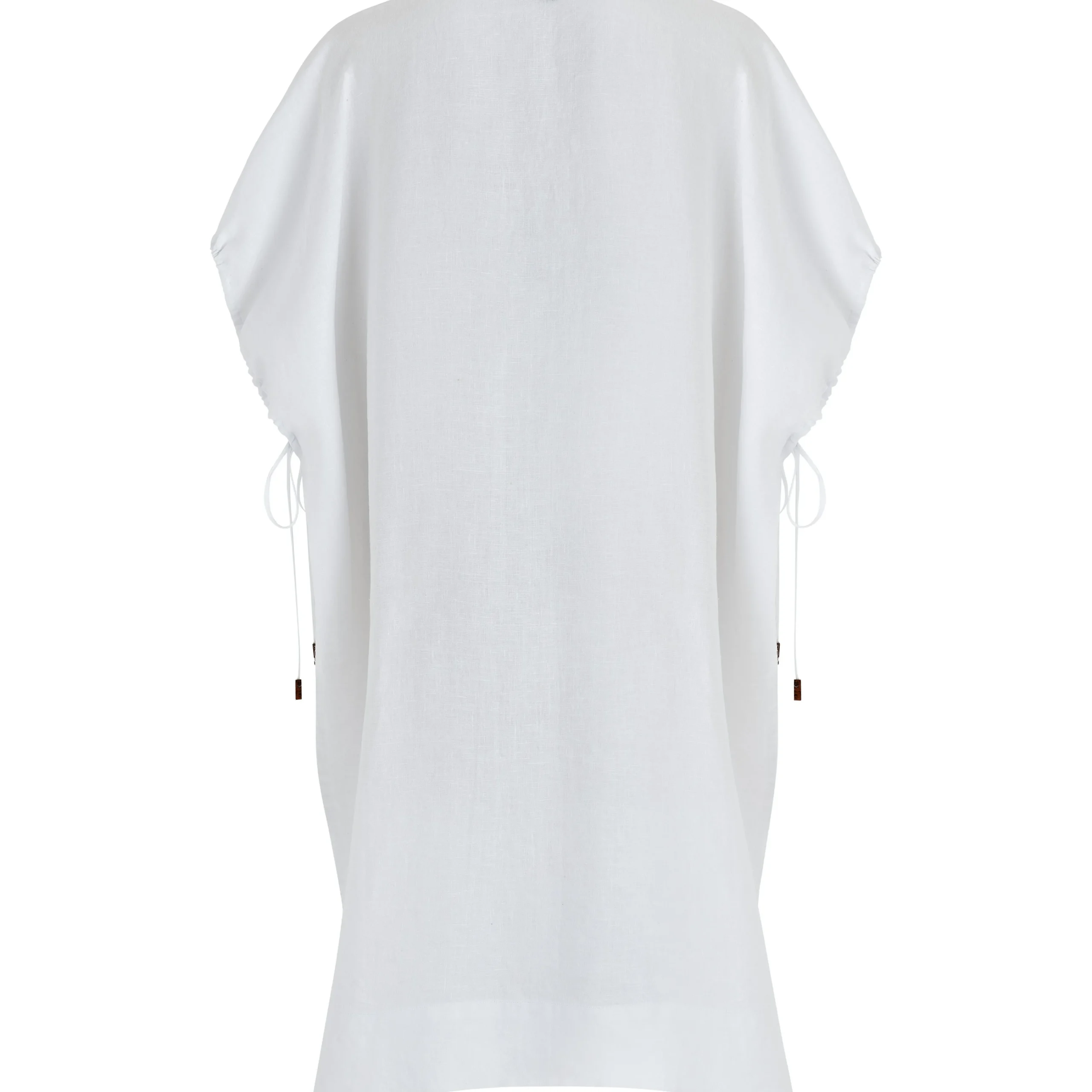 Vilebrequin Women White Linen Square Dress- X Angelo Tarlazzi*Women Cover-Ups